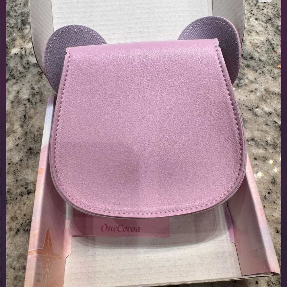 To my princess toddler purse Light Blue Dress with Purple Bow Bag